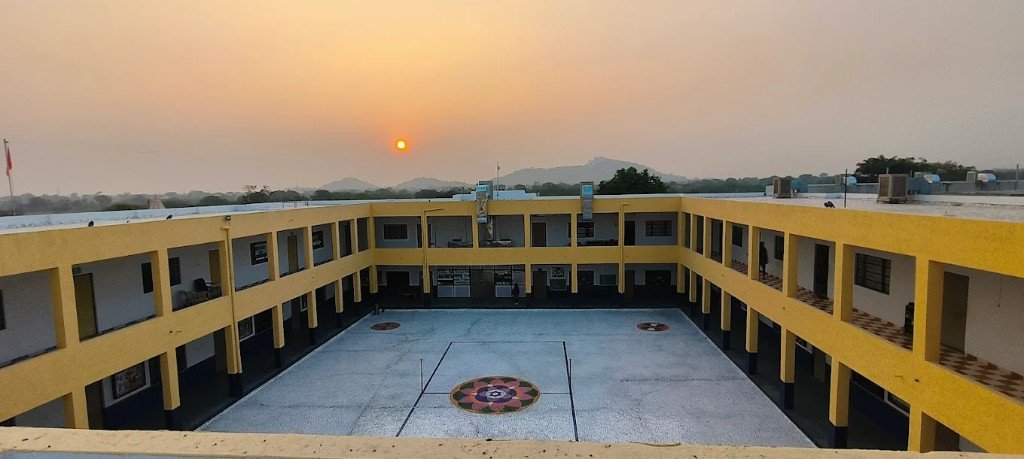 Central Courtyard at Sunset